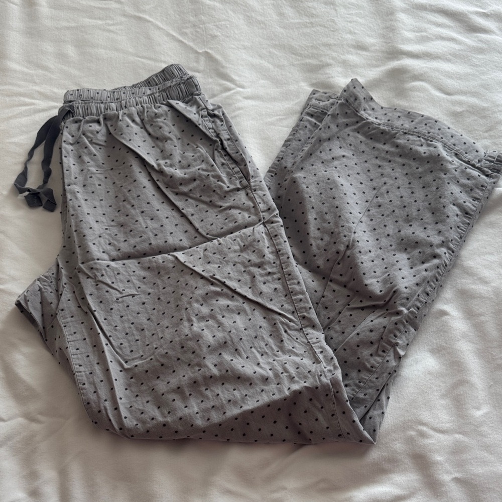 Gray Polka Dot Women’s Pajama Pants